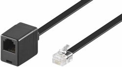 Microconnect MPK103FB Telefonkabel 3 m Schwarz 