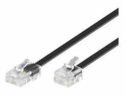 Microconnect MPK456S Telefonkabel 6 m Schwarz 