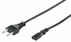 Microconnect PE030710 Stromkabel Schwarz 1 m Netzstecker Typ C C7-Koppler 