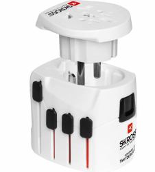 Microconnect PETRAVEL27 Elektrischer Netzstecker Weiß 