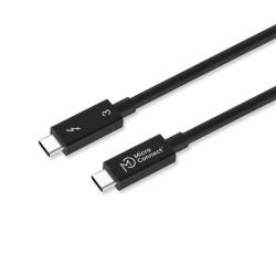 Microconnect TB3020 Thunderbolt-Kabel 2 m 20 Gbit/s Schwarz 