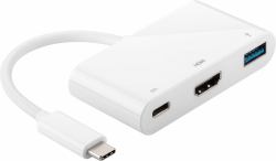Microconnect USB3.1CCOM2 USB-Grafikadapter Weiß 
