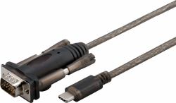 Microconnect USB3.1CRS232 Serien-Kabel Schwarz 1,5 m USB Typ-C 