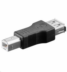 Microconnect USBAFB Kabeladapter USB B USB A Schwarz 
