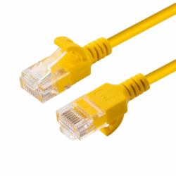 Microconnect V-UTP6A03Y-SLIM Netzwerkkabel Gelb 3 m Cat6a U/UTP [UTP] 