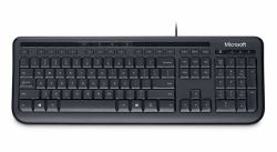 Microsoft Wired Tastatur 600 Tastatur Büro USB QWERTY US Englisch Schwarz  - UK version