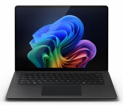 Microsoft Surface Laptop 7 Copilot+ PC Intel Core Ultra 7 266V 38,1 cm [15"] Touchscreen 16 GB LPDDR5x-SDRAM 256 GB SSD Wi-Fi 7 [802.11be] Windows 11 Pro Schwarz  - UK version
