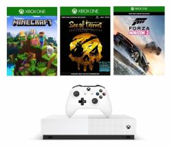 Microsoft Xbox One S + Minecraft + Sea of Thieves + Forza Horizon 3 1000 GB WLAN Weiß 