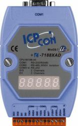 Moxa I-7188XAD CR - I-7188XAD CR, EMB. CONTR. - I-7188XAD CR - Warranty: 24M