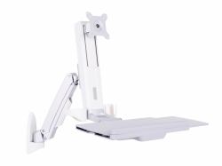 Multibrackets 4351 All-in-One PC/Workstation Halterungen/ Ständer 11,5 kg Weiß 38,1 cm [15"] 68,6 cm [27"] 