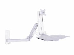 Multibrackets 4368 All-in-One PC/Workstation Halterungen/ Ständer 11,5 kg Weiß 38,1 cm [15"] 68,6 cm [27"] 