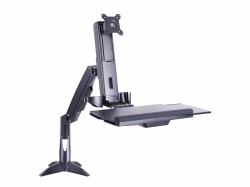 Multibrackets 4634 All-in-One PC/Workstation Halterungen/ Ständer 11,5 kg Schwarz 38,1 cm [15"] 68,6 cm [27"] 