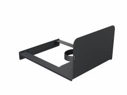 Multibrackets 4887 PC-Halterung Monitor-Stativ CPU-Halterung Schwarz 