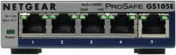 NETGEAR GS105E-200PES Netzwerk-Switch Managed L2/L3 Gigabit Ethernet [10/100/1000] Grau 