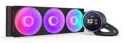 NZXT Kraken Elite 420 RGB Prozessor All-in-One-Flüssigkeitskühler 14 cm Schwarz 1 Stück[e] 