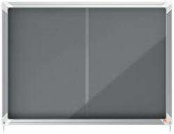 Nobo 1915336 Pinnwand Drinnen Grau Aluminium 