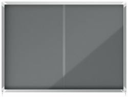 Nobo 1915338 Pinnwand Drinnen Grau Aluminium 