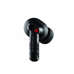Nothing Ear [a] Kopfhörer True Wireless Stereo [TWS] im Ohr Anrufe/Musik USB Typ-C Bluetooth Transparent, Schwarz 