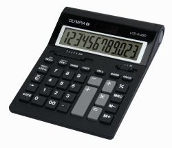 Olympia LCD 612 SD Taschenrechner Desktop Einfacher Taschenrechner Schwarz 