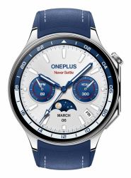OnePlus Watch 2 3,63 cm [1.43"] AMOLED 47 mm Digital 466 x 466 Pixel Touchscreen Blau WLAN GPS 