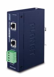 PLANET Industrial IEEE 802.3at Gigabit High Power over Ethernet Splitter, 12V & 24V [-40 to 75 C] 