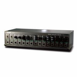 PLANET MC1500 Netzwerkchassis 2.4U Schwarz 