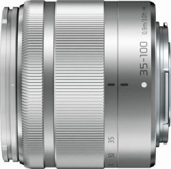 Panasonic LUMIX G Vario 35-100mm F4.0-F5.6 Asph. MEGA OIS SLR Telezoom-Objektiv Silber 