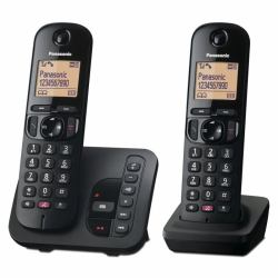 Panasonic KX-TGC262EB Telefon DECT-Telefon Anrufer-Identifikation Schwarz  - UK version