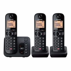 Panasonic KX-TGC263EB Telefon DECT-Telefon Anrufer-Identifikation Schwarz  - UK version