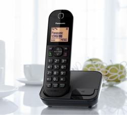 Panasonic KX-TGC410EB Telefon DECT-Telefon Anrufer-Identifikation Schwarz  - UK version