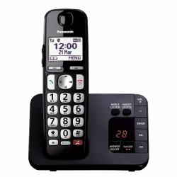 Panasonic KX-TGE820EB Telefon DECT-Telefon Anrufer-Identifikation Schwarz  - UK version