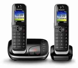 Panasonic KX-TGJ322E DECT-Telefon Anrufer-Identifikation Schwarz  - UK version