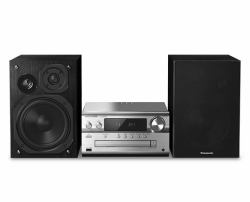 Panasonic SC-PMX94EG-S Home-Stereoanlage Heim-Audio-Mikrosystem 120 W Schwarz, Silber 