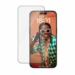 PanzerGlass ® Displayschutz iPhone 15 Pro Max | Ultra-Wide Fit m. EasyAligner 