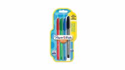 Papermate InkJoy 100ST Schwarz, Blau, Grün, Rot Stick-Kugelschreiber Medium 4 Stück[e] 