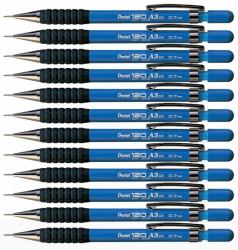 Pentel 120 12 Pack Mechanical Pencil HB 0.7mm Lead Blue Barrel