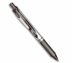 Pentel Energel XM Klick Anklippbarer versenkbarer Stift Schwarz 12 Stück[e] 