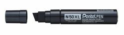Pentel N50XL Permanent-Marker Meißel Schwarz 6 Stück[e] 