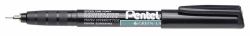 Pentel NMF50 12 Pack Black Permanent Marker Superfine Tip 0.3mm Line