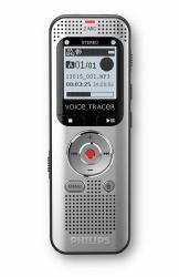Philips Voice Tracer DVT2015 Diktiergerät Interner Speicher & Flash-Karte Silber 