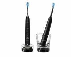 Philips Sonicare DiamondClean 9000 series DiamondClean 9000 HX9914/54 2x Elektrische Schallzahnbürsten - Schwarz 
