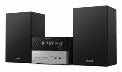 Philips TAM3205M2 Home-Stereoanlage Heim-Audio-Mikrosystem 20 W Schwarz, Silber 