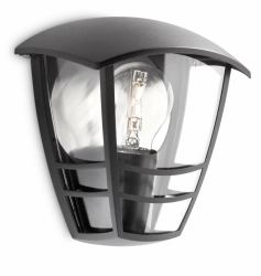 Philips by Signify Philips myGarden Creek Wandleuchte, 60W, E27, ohne Leuchtmittel 