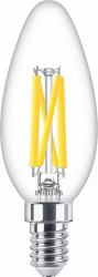 Philips by Signify Philips Filament-Kerzenlampe, B35 E14, transparent, 60 W 