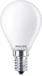 Philips by Signify Philips Filament-Kerzenlampe, P45 E14, Milchglas, 60 W 