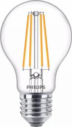 Philips by Signify Philips Filament-Lampe, transparent, 75W A60 E27 