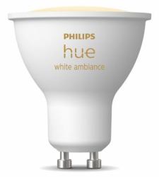 Philips by Signify Philips Hue White ambience GU10 Intelligenter Einbaustrahler Bluetooth/Zigbee 4,2 W 