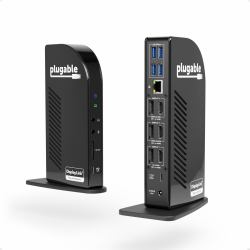 Plugable Technologies UD-ULTC4K Kabelgebunden USB 3.2 Gen 2 [3.1 Gen 2] Type-C Schwarz 