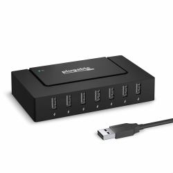Plugable Technologies USB2-HUB7BC-EU Schnittstellen-Hub USB 2.0 Type-B 480 Mbit/s Schwarz 