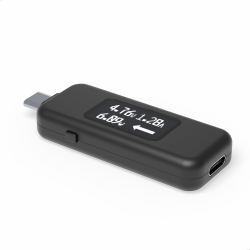 Plugable Technologies USBC-VAMETER3 Netzteil-Tester Schwarz 